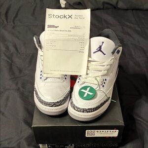 🎀 Jordan retro 3/ Dark Iris 🎀